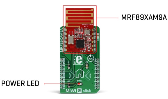 Mikroe MIKROE-2925 MiWi 2 Click板